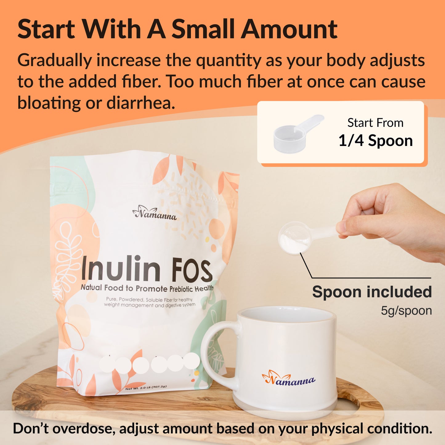 Pure Inulin FOS Powder