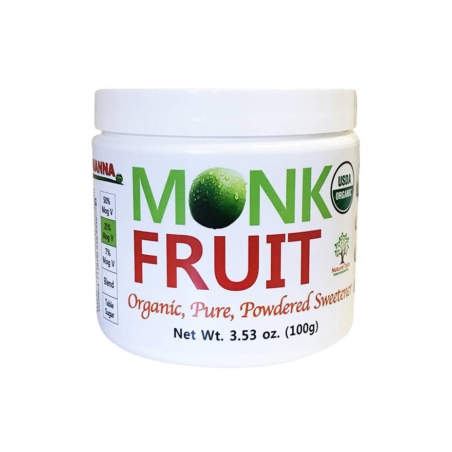 Organic Pure Monk Fruit Sweetener (25% Mogroside V)