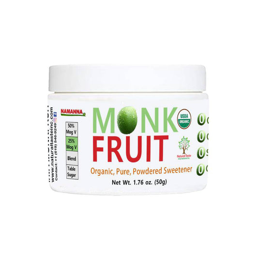 Organic Pure Monk Fruit Sweetener (25% Mogroside V)