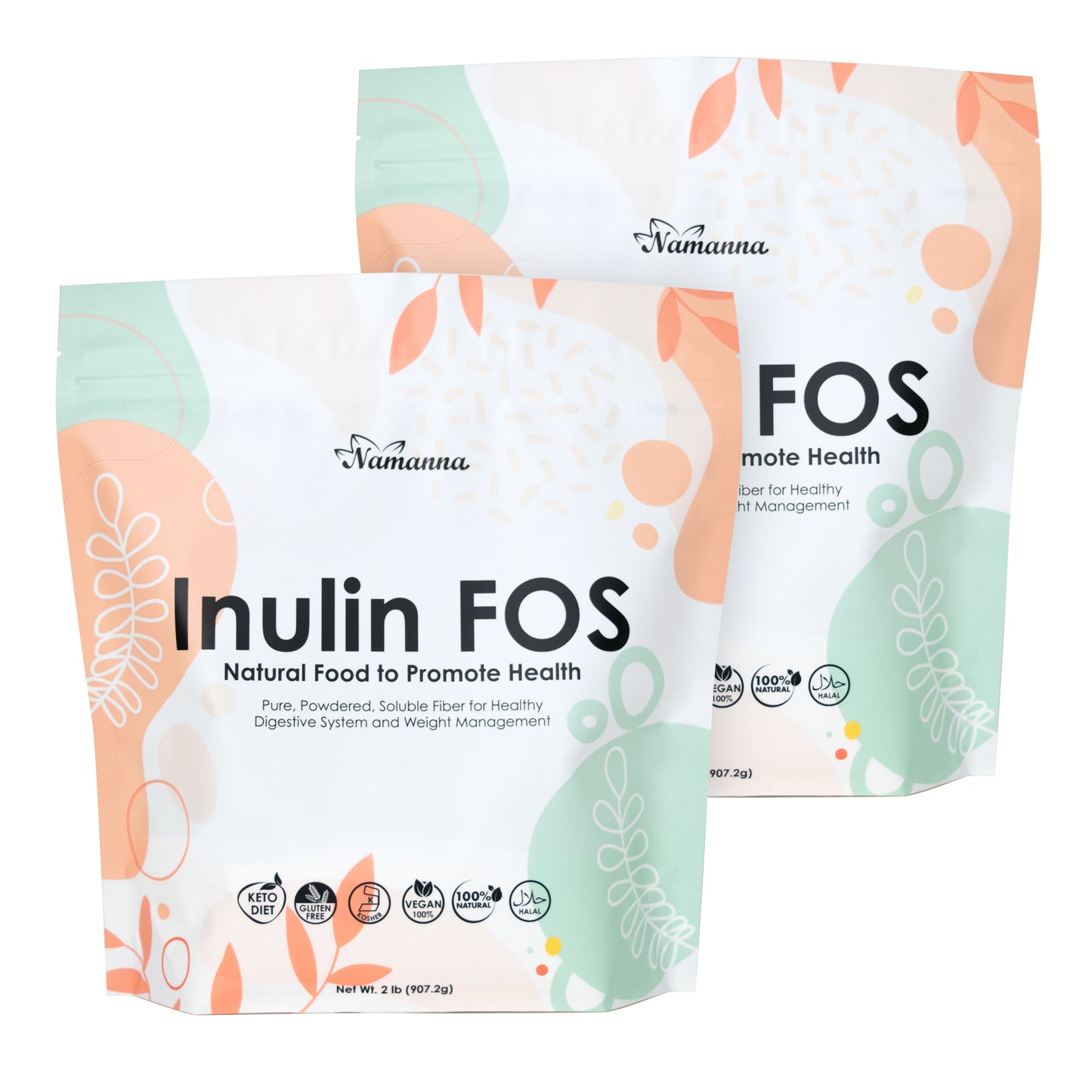 Pure Inulin FOS Powder 2lb